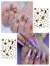Load image into Gallery viewer, KALOLARY Mineral Gold Diamond Rhinestones