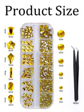 Load image into Gallery viewer, KALOLARY Lemon Yellow Diamond Rhinestones