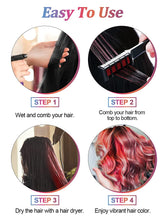 Load image into Gallery viewer, Kalolary Red Hair Chalk Comb 10 PCS