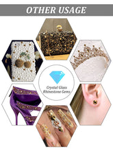 Load image into Gallery viewer, KALOLARY Mineral Gold Diamond Rhinestones