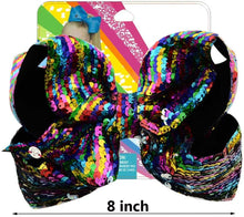 Load image into Gallery viewer, Kalolary Large Hair Bows Alligator Clips Grosgrain Ribbon Hair Barrettes Accessories