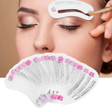 Load image into Gallery viewer, Kalolary 24 PCS Eyebrow Shaping Stencils
