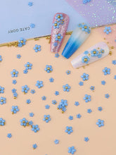 Load image into Gallery viewer, Kalolary 3D Flower Nail Charms Rhinestone