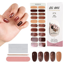 Load image into Gallery viewer, Kalolary Amber Series Nail Gel Polish Strips 20 PCS