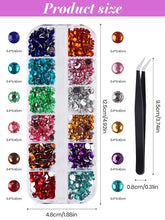 Load image into Gallery viewer, KALOLARY Round Diamond Rhinestones