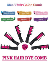 Load image into Gallery viewer, Kalolary Pink Hair Chalk Comb 10 PCS