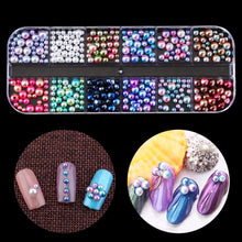 Load image into Gallery viewer, Kalolary 10 Boxes Nail Art Rhinestones