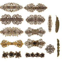 Load image into Gallery viewer, Kalolary 14 PCS Retro Vintage Metal French Barrette
