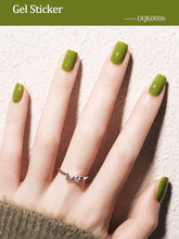 Load image into Gallery viewer, Kalolary Avocado Green Nail Gel Polish Strips 20 PCS