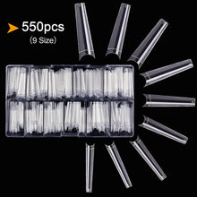 Load image into Gallery viewer, Kalolary XXL Long Coffin Nail Tips 550Pcs