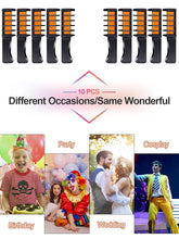 Load image into Gallery viewer, Kalolary Orange Hair Chalk Comb 10 PCS