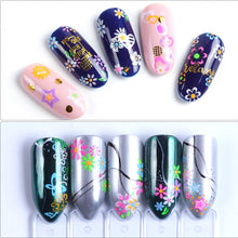Load image into Gallery viewer, Kalolary 24Sheets Fluorescence Nail Art Stickers Decals