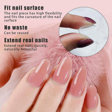 Load image into Gallery viewer, Kalolary 120PCS Clear Nail Dual Forms Tips Sets with 50pcs Nail Art Forms Stickers