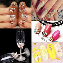 Load image into Gallery viewer, Kalolary 10 Boxes Nail Art Rhinestones