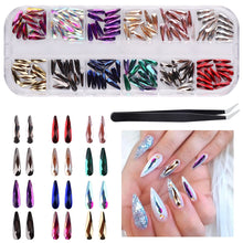 Load image into Gallery viewer, KALOLARY Long Oval Diamond Rhinestones