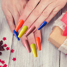 Load image into Gallery viewer, Kalolary Colorful Long Coffin False Nails 1000PCS