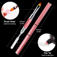 Load image into Gallery viewer, Kalolary 100 PCS Dual Nail Forms T Shape Gel Nail Mold Dual Acrylic Nail Extension Tool