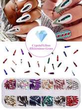 Load image into Gallery viewer, KALOLARY Long Oval Diamond Rhinestones