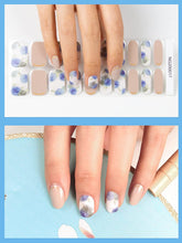 Load image into Gallery viewer, Kalolary Blue Rose Series Nail Gel Polish Strips 20 PCS