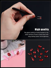 Load image into Gallery viewer, Kalolary Red Professional Nail Rhinestones Kit