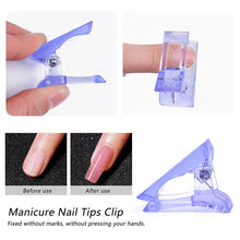 Load image into Gallery viewer, Kalolary Nail Tips Clip for Quick Building Polygel 10PCS