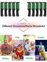 Load image into Gallery viewer, Kalolary Green Hair Chalk Comb 10 PCS