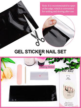 Load image into Gallery viewer, Kalolary Gray Plaid Series Nail Gel Polish Strips 20 PCS
