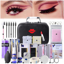 Load image into Gallery viewer, Kalolary 22PCS Eyelash Grafting Set Eyelash Extension For Starter Use Grafting Set Eyelashes