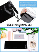 Load image into Gallery viewer, Kalolary Blue Rose Series Nail Gel Polish Strips 20 PCS