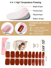 Load image into Gallery viewer, Kalolary Dark Red Series Nail Gel Polish Strips 20 PCS