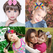 Load image into Gallery viewer, 12Pcs/Set JoJo Siwa Bows, Kalolary Hair Bows Alligator Clips for Girls Unicorn Grosgrain Ribbon Hair Barrettes Accessories, Ideal Gift for Toddler Girls