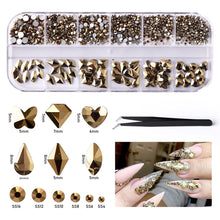 Load image into Gallery viewer, KALOLARY Mineral Gold Diamond Rhinestones