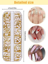 Load image into Gallery viewer, Kalolary 3D Mix-shape Nail Art Diamonds 6 Boxes
