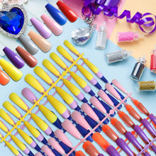 Load image into Gallery viewer, Kalolary Long Coffin False Nails 240PCS($0.05/pcs)