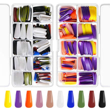 Load image into Gallery viewer, Kalolary Colorful Long Coffin False Nails 1000PCS