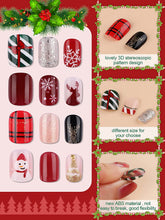 Load image into Gallery viewer, Kalolary Christmas False Nail 96 Pcs (C style)