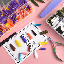 Load image into Gallery viewer, Kalolary Colorful Long Coffin False Nails 1000PCS