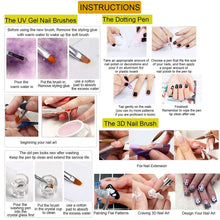 Load image into Gallery viewer, Kalolary 18 Pcs UV Gel Acrylic Nail Art Brush Set