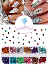 Load image into Gallery viewer, KALOLARY Round Diamond Rhinestones