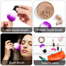 Load image into Gallery viewer, Kalolary 6Pcs Colorful Nail Art Dust Brush