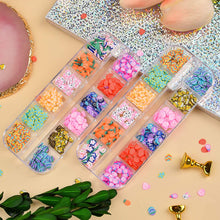 Load image into Gallery viewer, Kalolary 24 Grid Easter Nail Art Glitter Sequins
