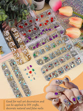 Load image into Gallery viewer, Kalolary 3D Mix-shape Nail Art Diamonds 6 Boxes