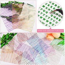 Load image into Gallery viewer, Kalolary Letters Nail Art Stickers 12 Sheets