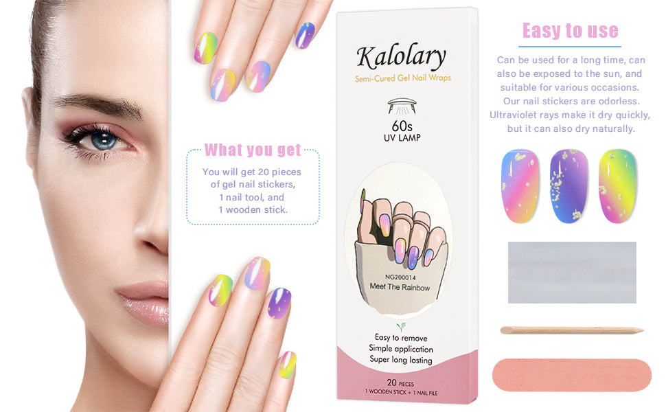 Kalolary Clear with Light Green Professional Nail Rhinestones Kit – KALOLARY