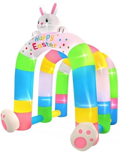 KALOLARY 10FT Easter Holidays Inflatable Archway - additional angle