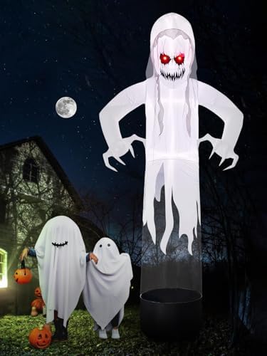 KALOLARY 12FT Ghost Halloween Yard Inflatable - additional angle
