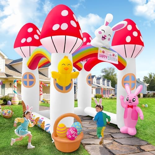 KALOLARY 10FT Easter Holidays Inflatable Archway - additional angle