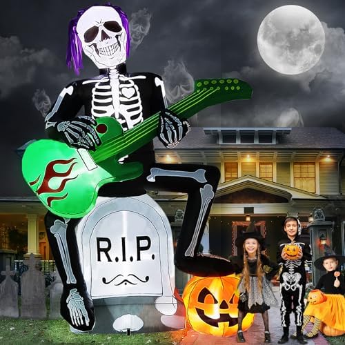 KALOLARY 7FT Pumpkin Halloween Yard Inflatable - package contents