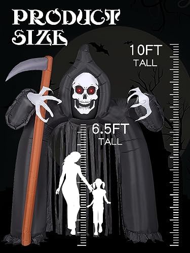 KALOLARY 10FT Ghost Halloween Inflatable Archway - package contents