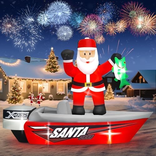 KALOLARY 9FT Santa Christmas Yard Inflatable - package contents